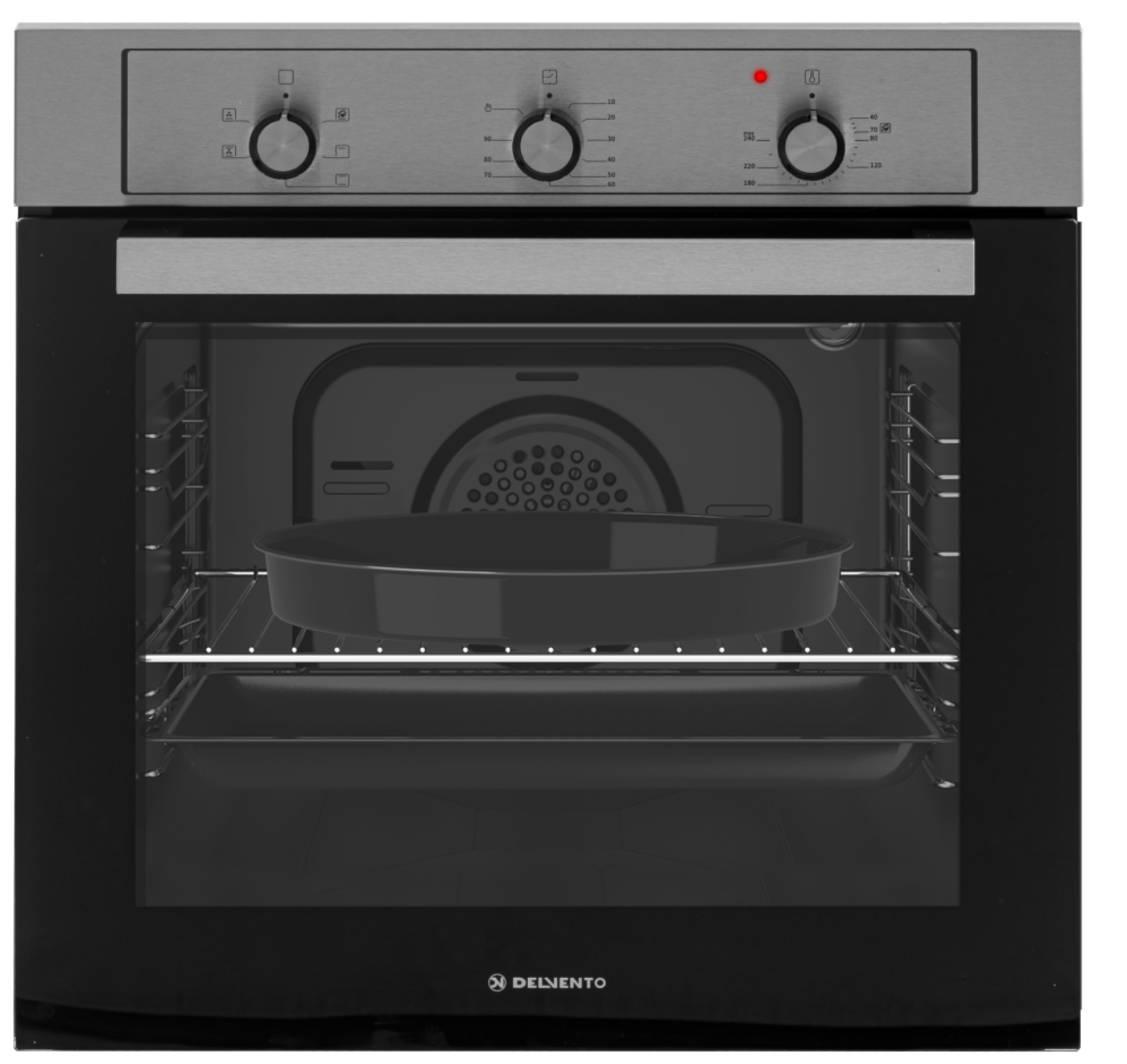 9057832 Электрический духовой шкаф Delvento V6EM16088 серебристый STDN-0040523