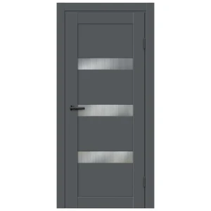 Межкомнатная дверь Толедо 2 МАРИО РИОЛИ 90×200 см, цвет графит 89392658
