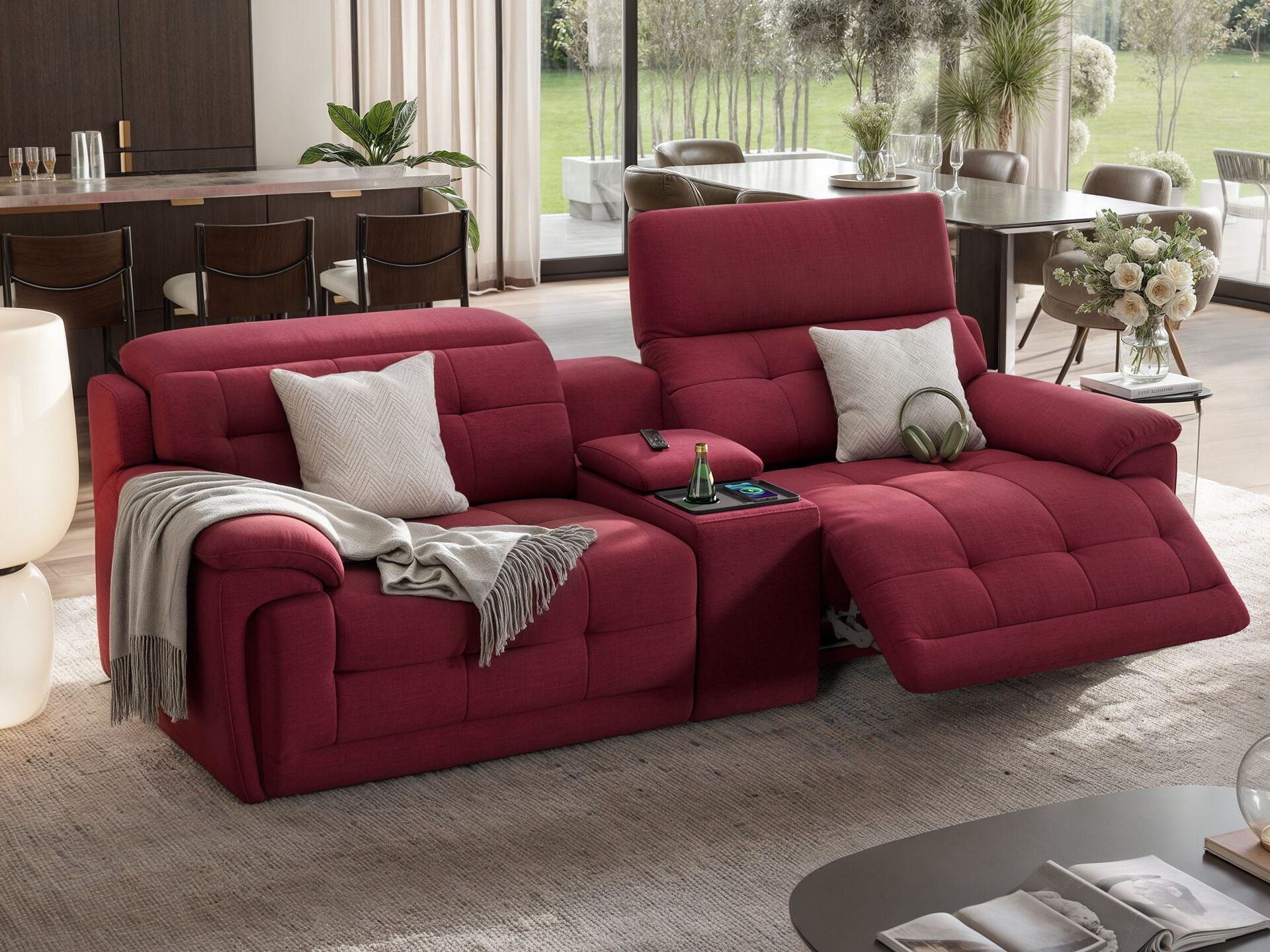 2 местный домашний кинотеатр ткань диван Sofanella Vegas ARCH-00020167 - Вид №2