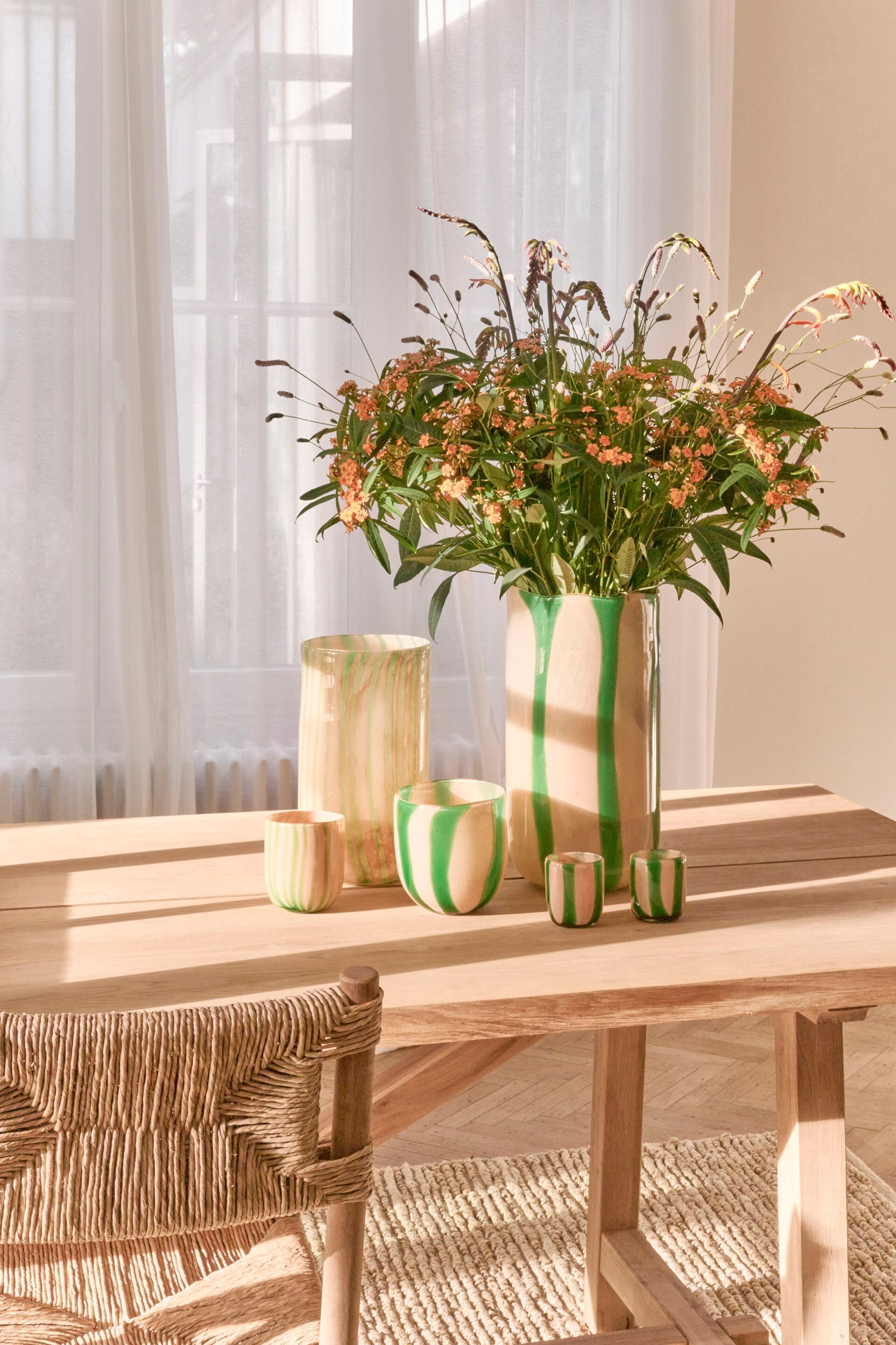 Круглая ваза из дутого стекла POMAX Канны ARCH-00042035 - Вид №38