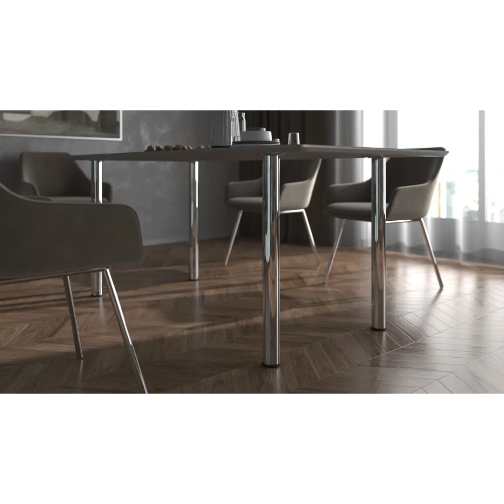 EDSON Регулируемая мебельная ножка TL-009 хром 82065812 STLM-0018700 - Вид №6