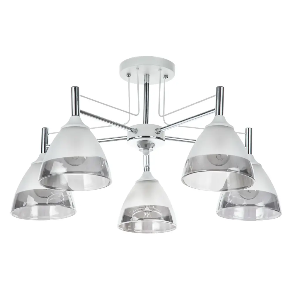 Люстра потолочная Arte Lamp Fiamma 5 ламп 15 м² цвет хром STLM-2188593