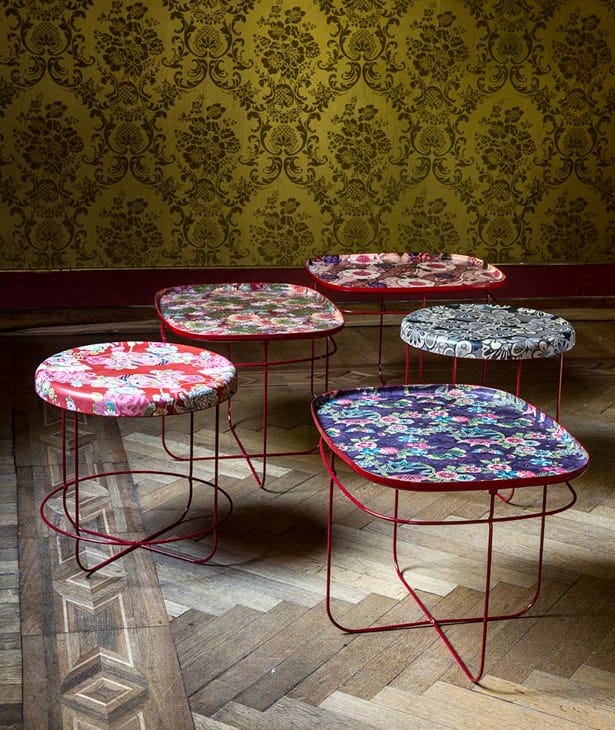 Круглый журнальный столик из полиэфирной смолы со стальной основой MOROSO UKIYO ARCH-00004407 - Вид №3