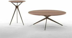 Tonin Casa Круглый деревянный журнальный столик
