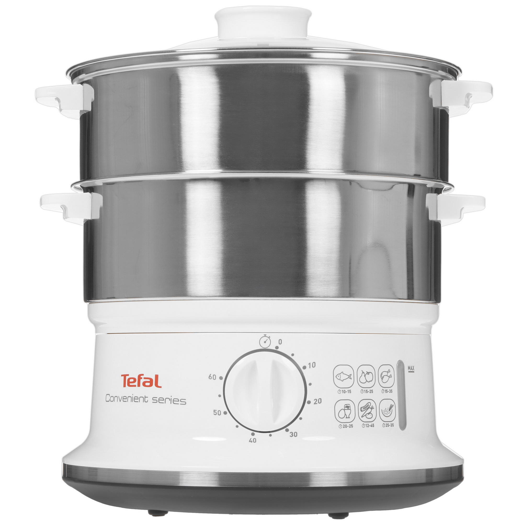 9071070 Пароварка Tefal Convenient Series VC145130 белый STDN-0031211 - Вид №1