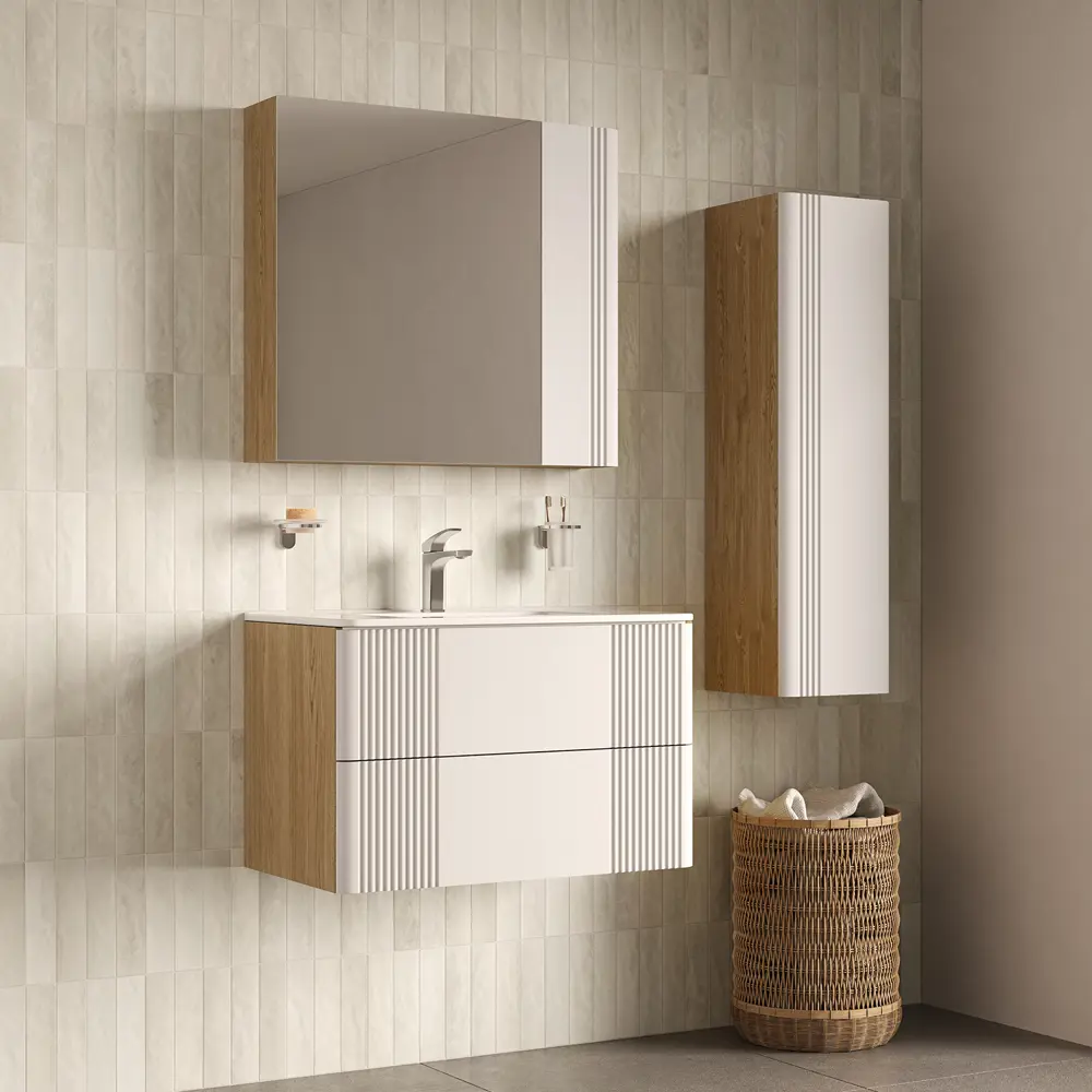 Корпус тумбы подвесной Iddis Lahta LAH80V0i95 50x78.4x43.3 см цвет дуб светлый STLM-2044402 - Вид №4