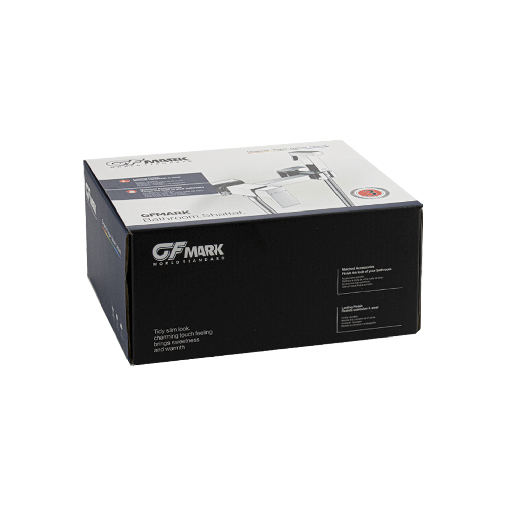 GFmark - Набор биде гигиенический, смеситель для ГОРЯЧЕЙ и ХОЛОДНОЙ воды + лейка + шланг, код: 2066  - Вид №1