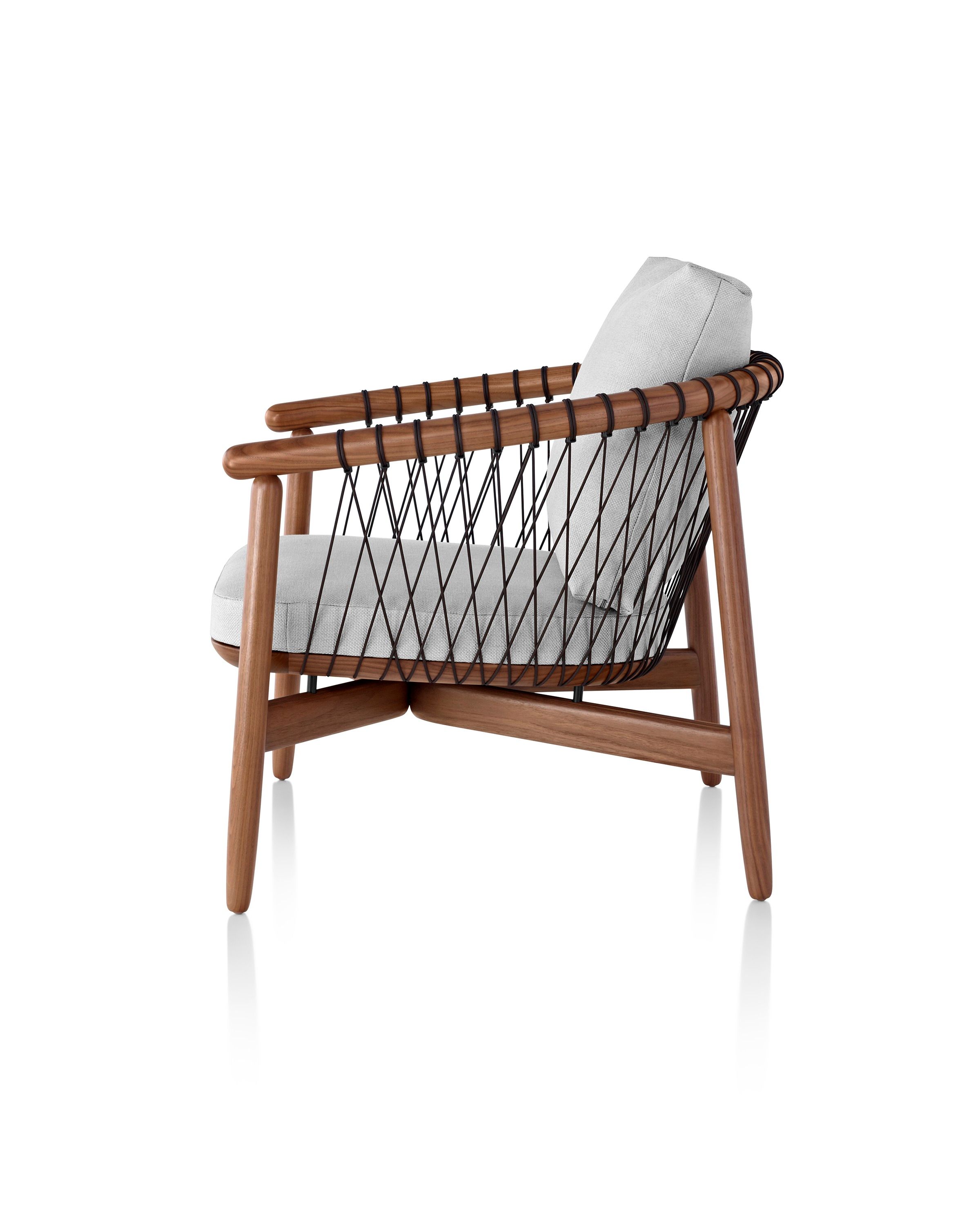 Кресло из дерева и ткани с подлокотниками Herman Miller Crosshatch ARCH-00123148 - Вид №24