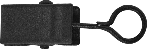 85186814 Прищепка-держатель для штор 2 см цвет черный Черный Матовый STLM-0059686 INSPIRE
