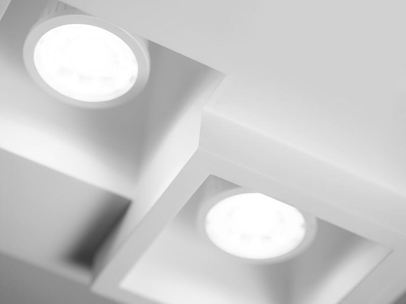 Утопленный гипсовый светодиодный потолочный светильник Tecnico Heraea ARCH-00138880 - Вид №1