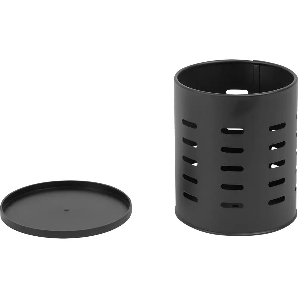 82631520 Подставка для столовых приборов 12x12x13.5 см сталь цвет чёрный STLM-0877819 Santreyd  - Вид №3