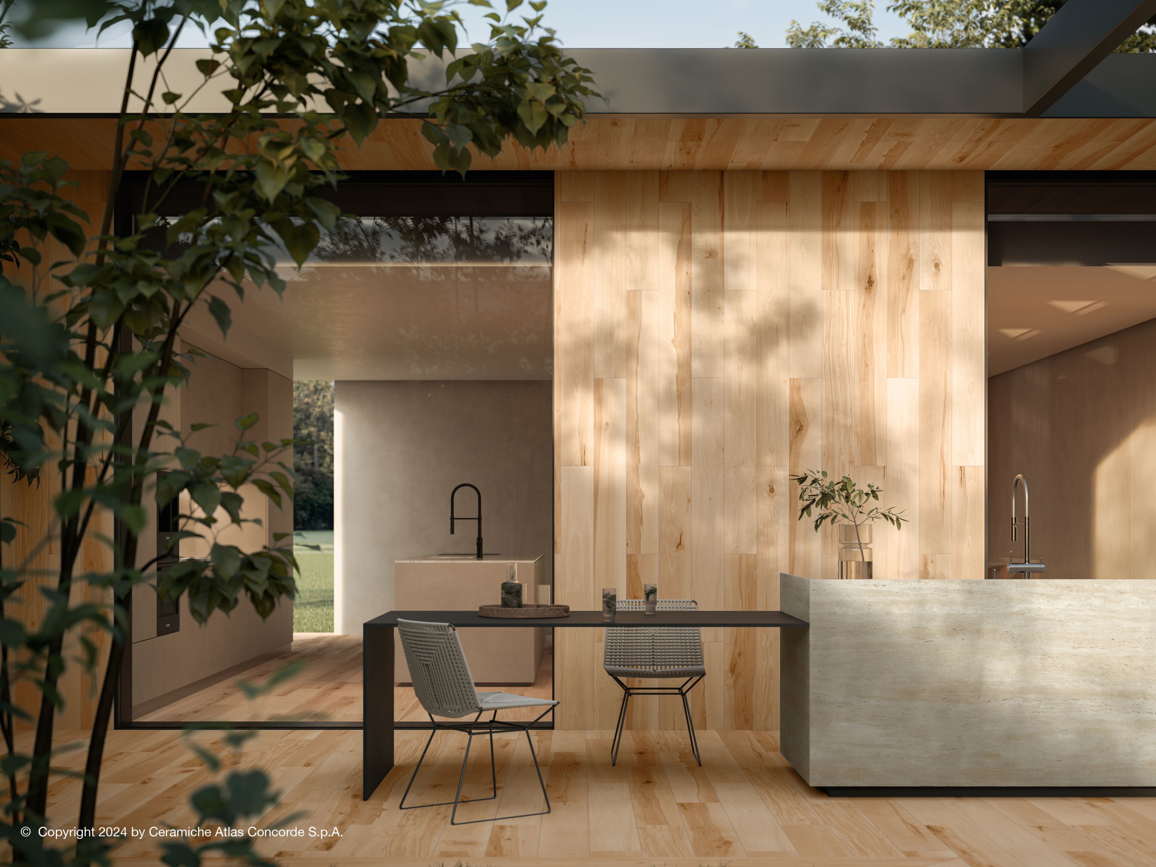 Напольное покрытие из керамогранита под дерево Atlas Concorde Log Cansei ARCH-00109512 - Вид №1