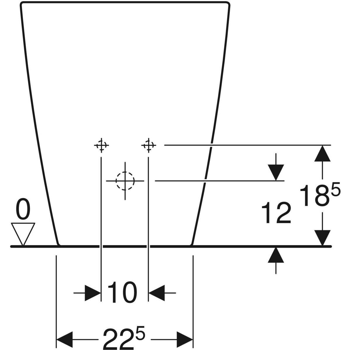 Напольное оконное биде Geberit SMYLE ARCH-00047804 - Вид №2