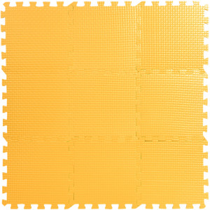 82411018 Пол мягкий, ЭВА, 33x33 см, цвет жёлтый