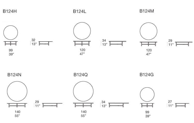 Круглый низкий журнальный столик Paola Lenti Nesso ARCH-00080077 - Вид №1