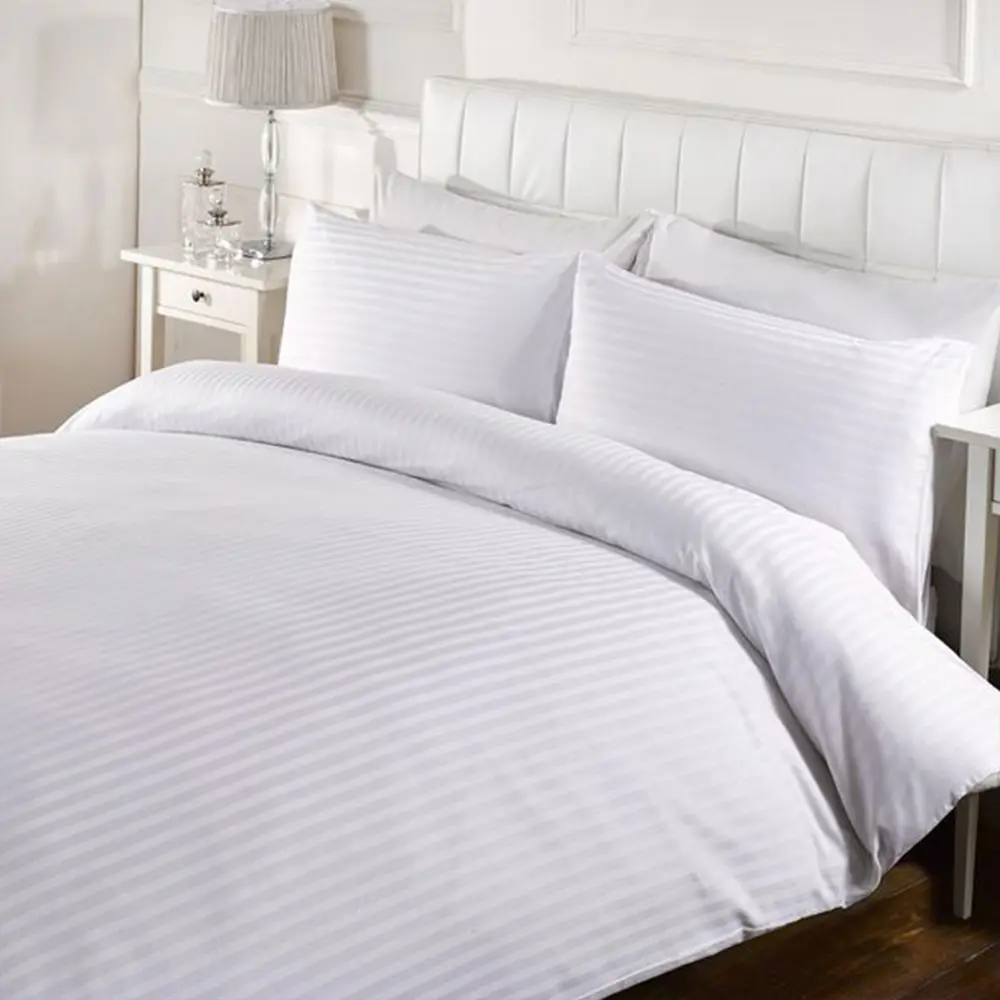 Пододеяльник 220х240 см страйп-сатин цвет белый Santreyd STLM-2159883 - Вид №5