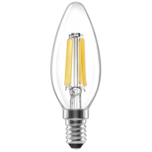 Лампа светодиодная Lexman E14 220-240 В 5 Вт свеча прозрачная 600 лм теплый белый свет