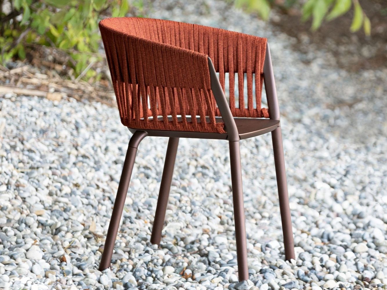 Алюминиевый и тканевый садовый стул с подлокотниками FAST Ria ARCH-00095179 - Вид №4