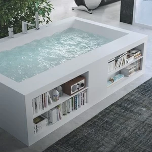 Design Ванна из Corian 1800x900x500 Box Tub 2 белая