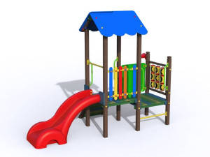 Рециркулированная пластиковая игровая структура