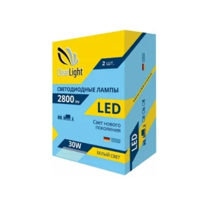 Автолампа светодиодная Clearlight Clled28h1 H1 P14.5s 12 В 24 Вт 2 шт