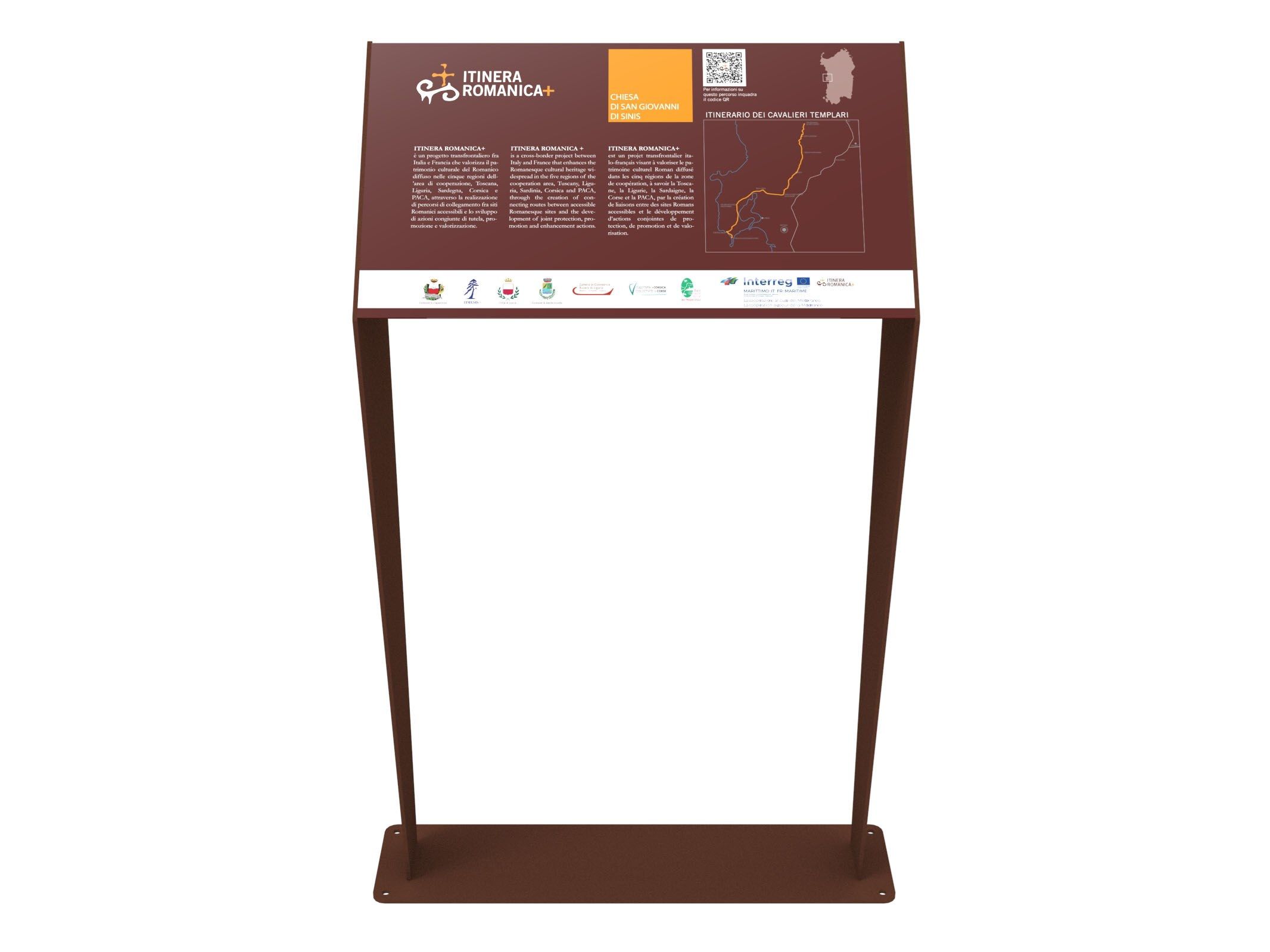 Оцинкованная сталь общественное пространство пюпитр Lazzari Sharp ARCH-00063768 - Вид №2