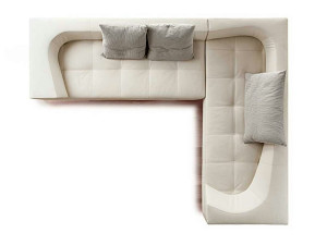 Секционный диван из ткани