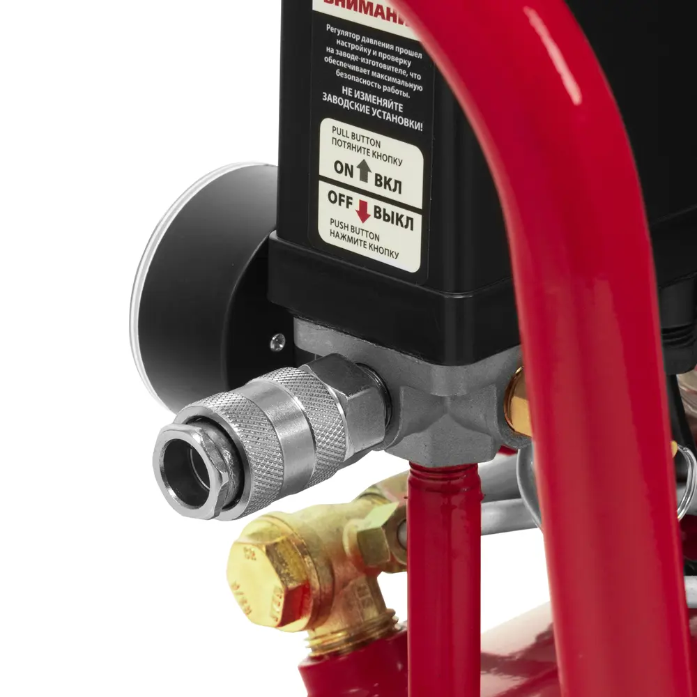 Компрессор сетевой поршневой масляный Kronwerk 58105, 50 л 220 л/мин STLM-2185706 - Вид №11