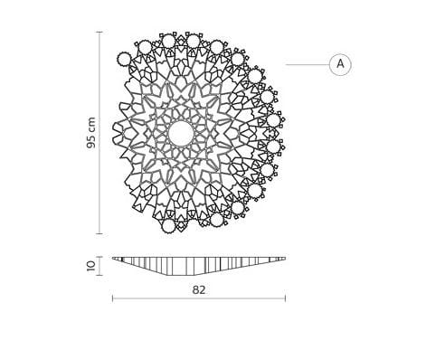 Технический мраморный светодиодный потолочный светильник Karman Notredame ARCH-00053800 - Вид №3