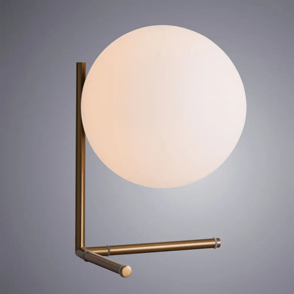 Arte Lamp Bolla-Unica: элегантная настольная лампа с бело-золотым дизайном 89390347 STLM-1541710