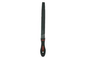 15737077 Плоский зауженный напильник с ручкой PVC (300 мм, насечка №3 мелкая, по 3м сторонам) 3703300 BAUM
