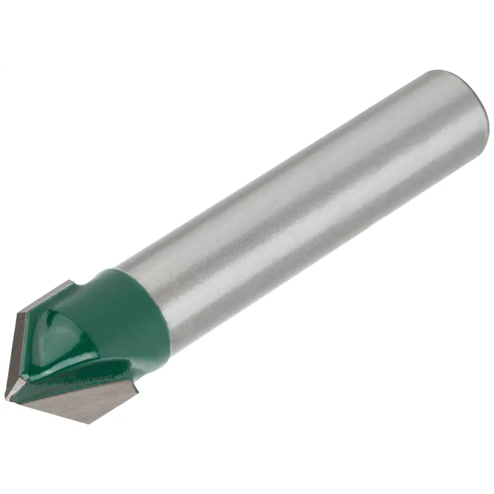 Фреза пазовая галтельная V-образная Fit 10х10 мм, хвостовик 8 мм STLM-2186110