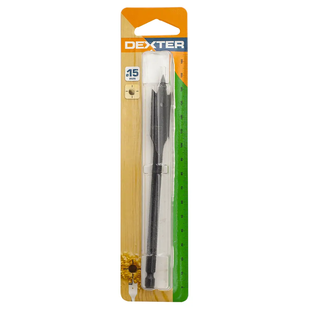 Сверло перовое по дереву Dexter SM318 15х155 мм STLM-2114476 - Вид №2