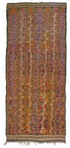AFOLKI Прямоугольный шерстяной коврик с рисунком Talsent Taa713be