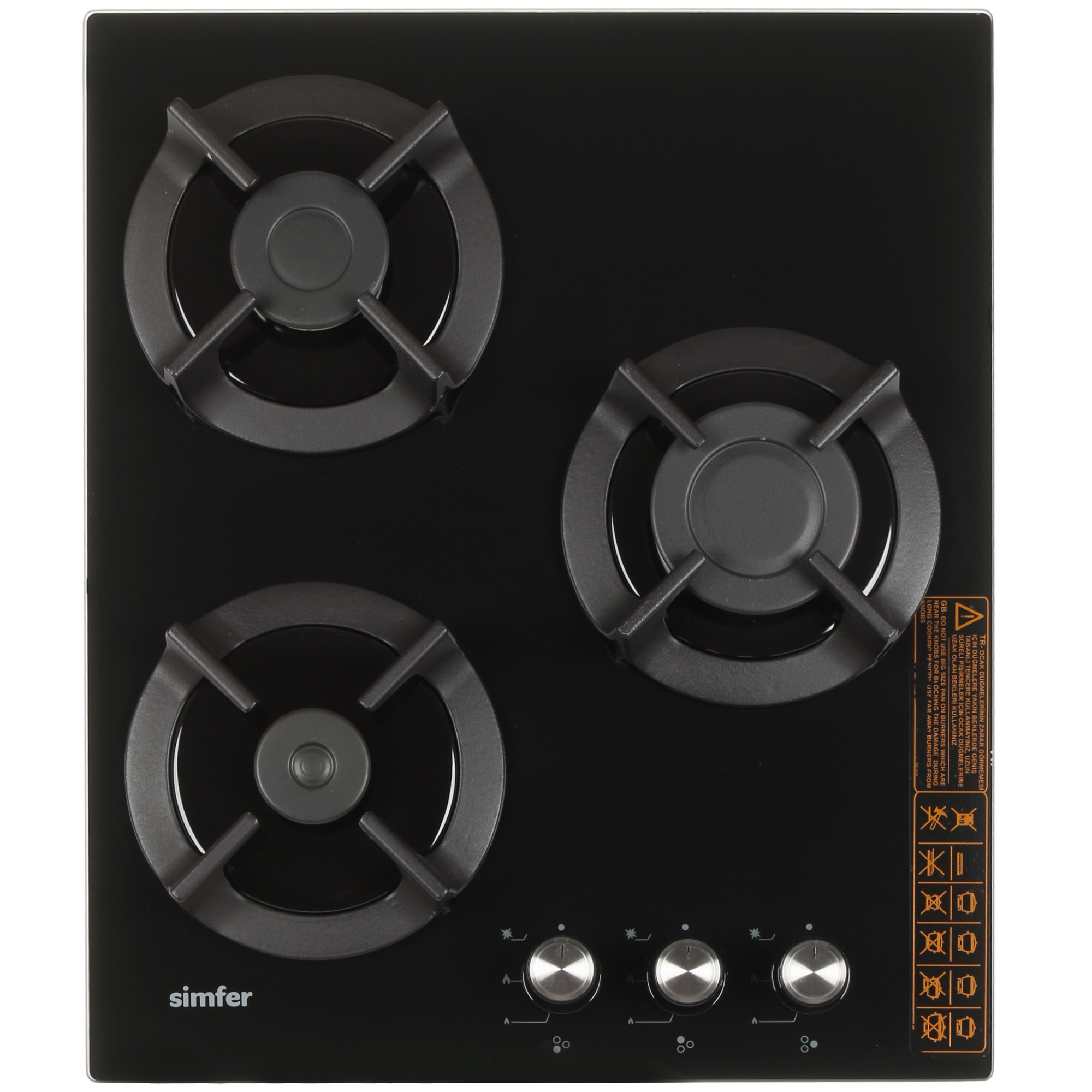 8186926 Газовая варочная поверхность Simfer H45N30B416 STDN-0117759