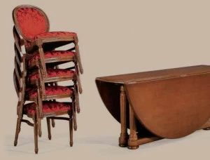 SCAPPINI & C Штабелируемый деревянный стул с тканевой набивкой 35th anniversary Se 253st