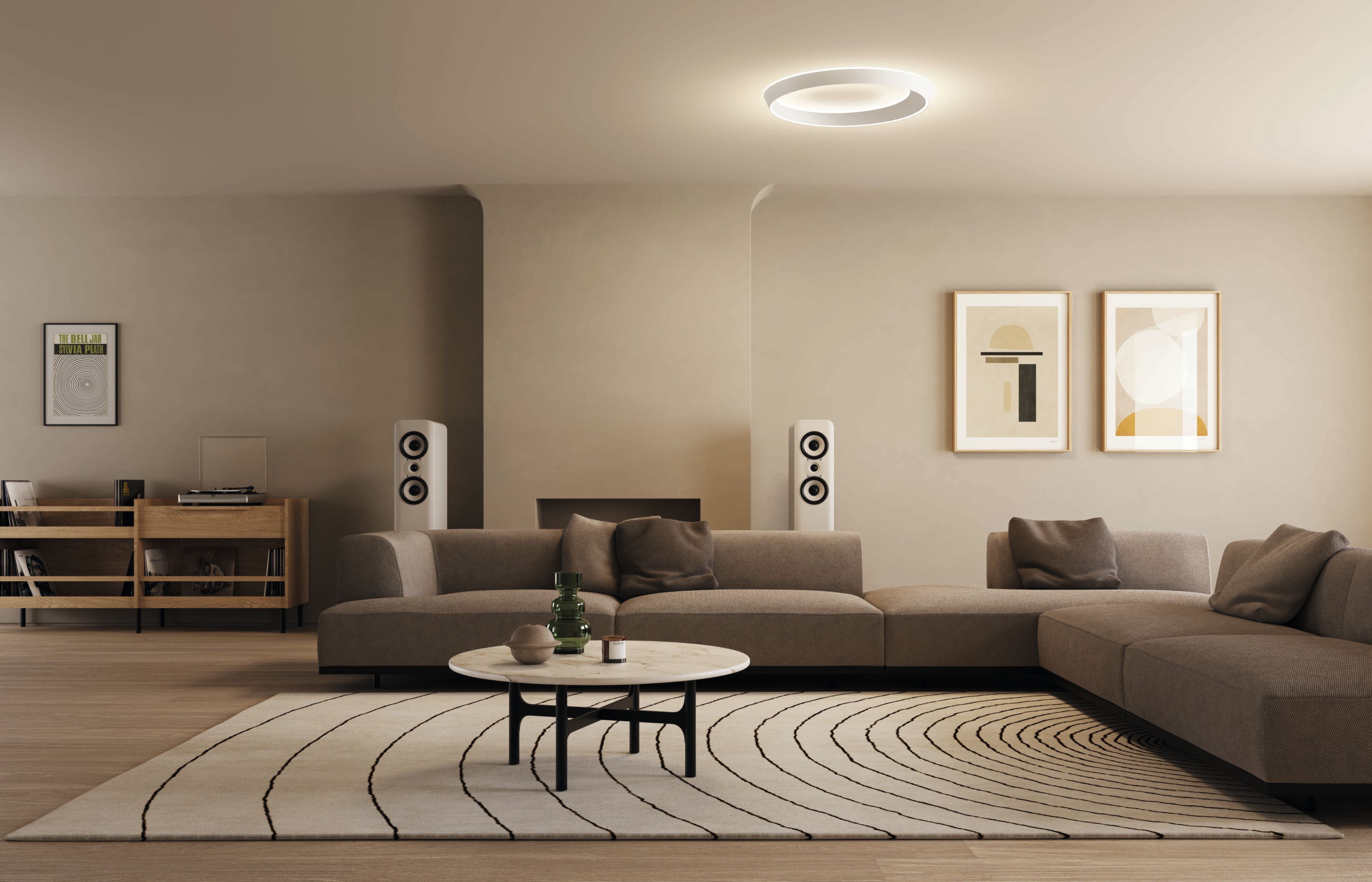 Литой алюминиевый светодиодный потолочный светильник Lodes Tidal ARCH-00080434 - Вид №1