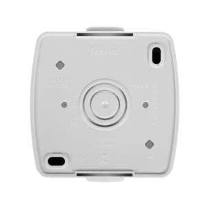 ТВ-розетка оконечная накладная Lezard Nata шлейф, цвет белый