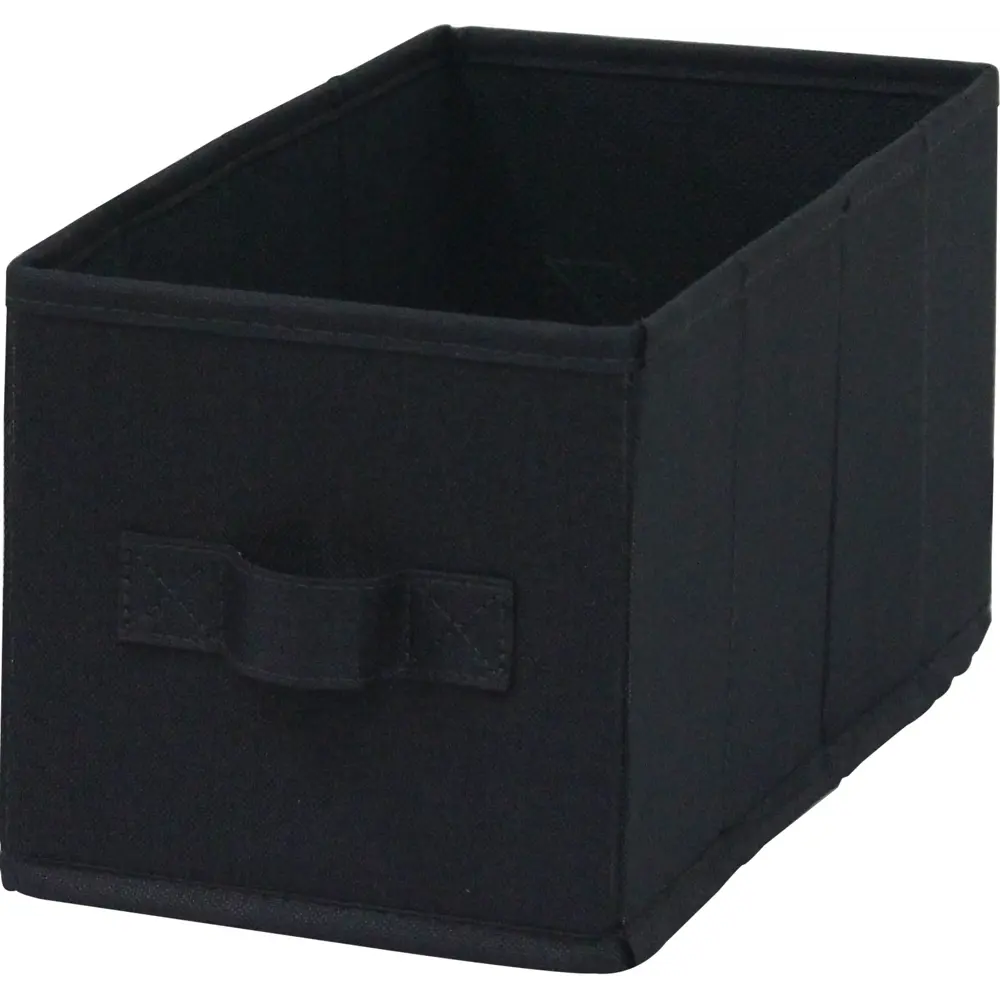 Короб Spaceo KUB Paris 15x31x15 см 6.9 л полиэстер цвет чёрный STLM-2075308 - Вид №1