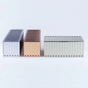 Набор из 3-х металлических контейнеров Container Boxes