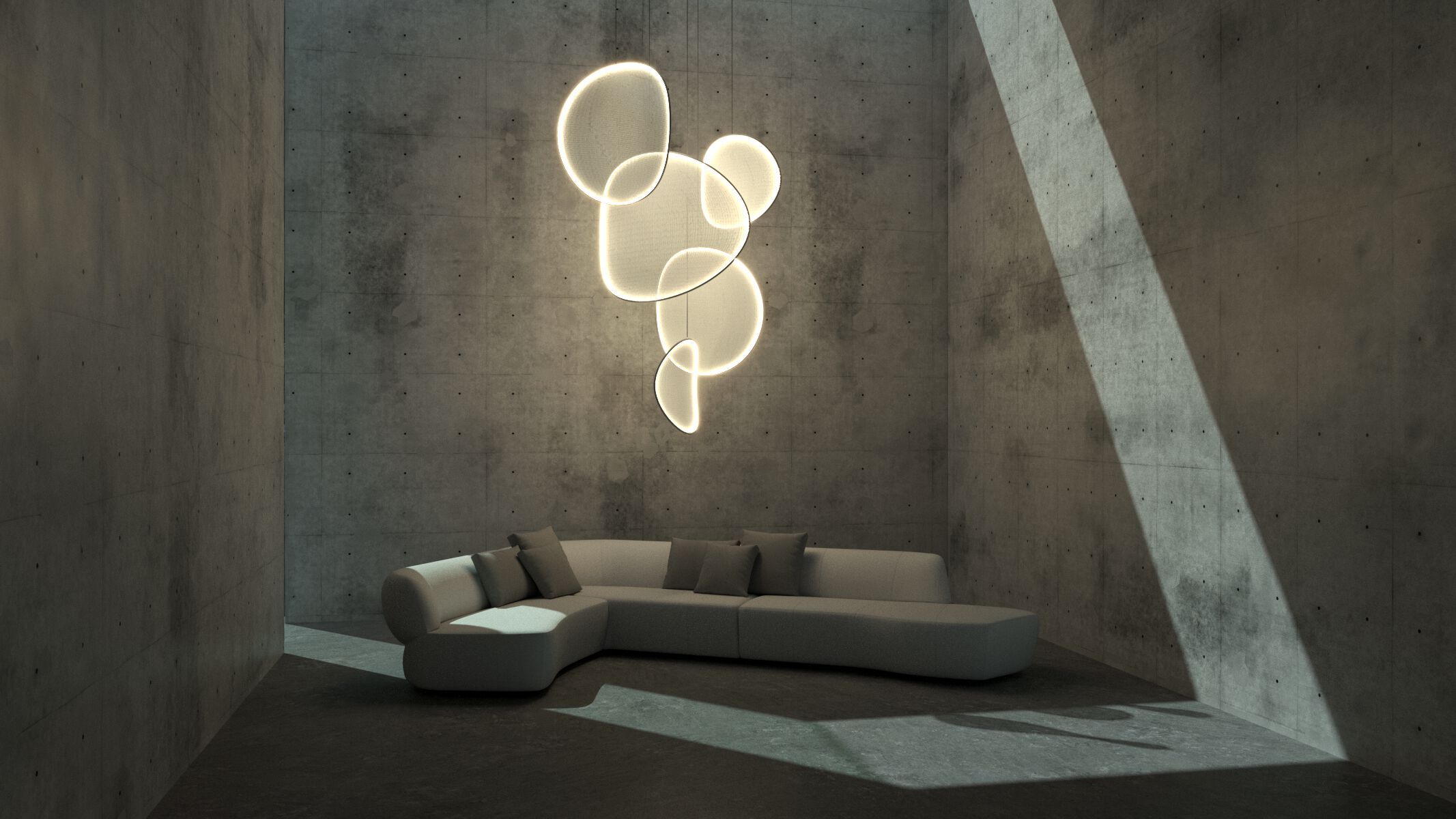 Ткань светодиодный подвесной светильник llll IIII.09 ARCH-00080870