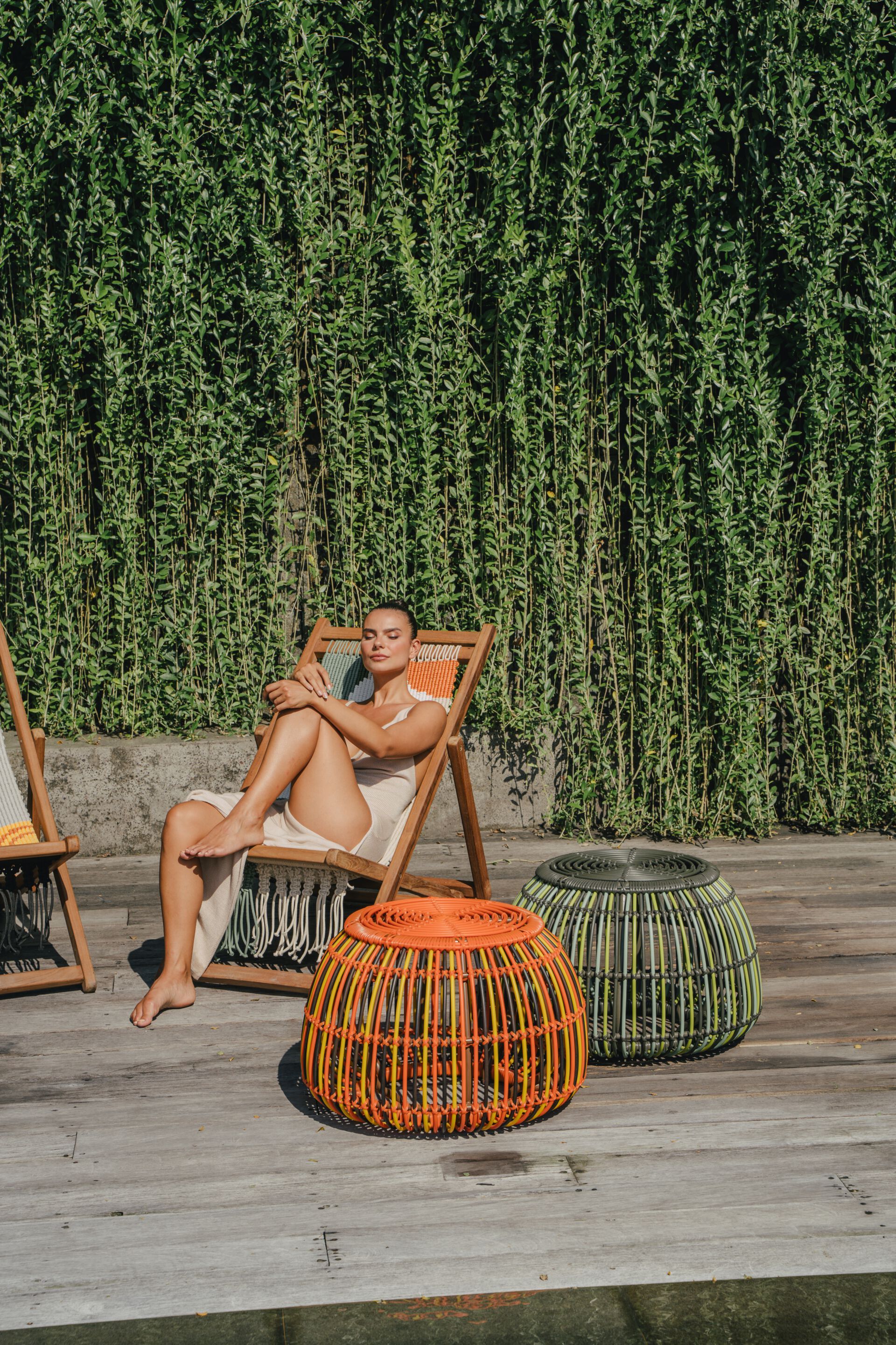 Кресло для отдыха из тикового дерева и веревки cbdesign Виареджо ARCH-00142467 - Вид №46