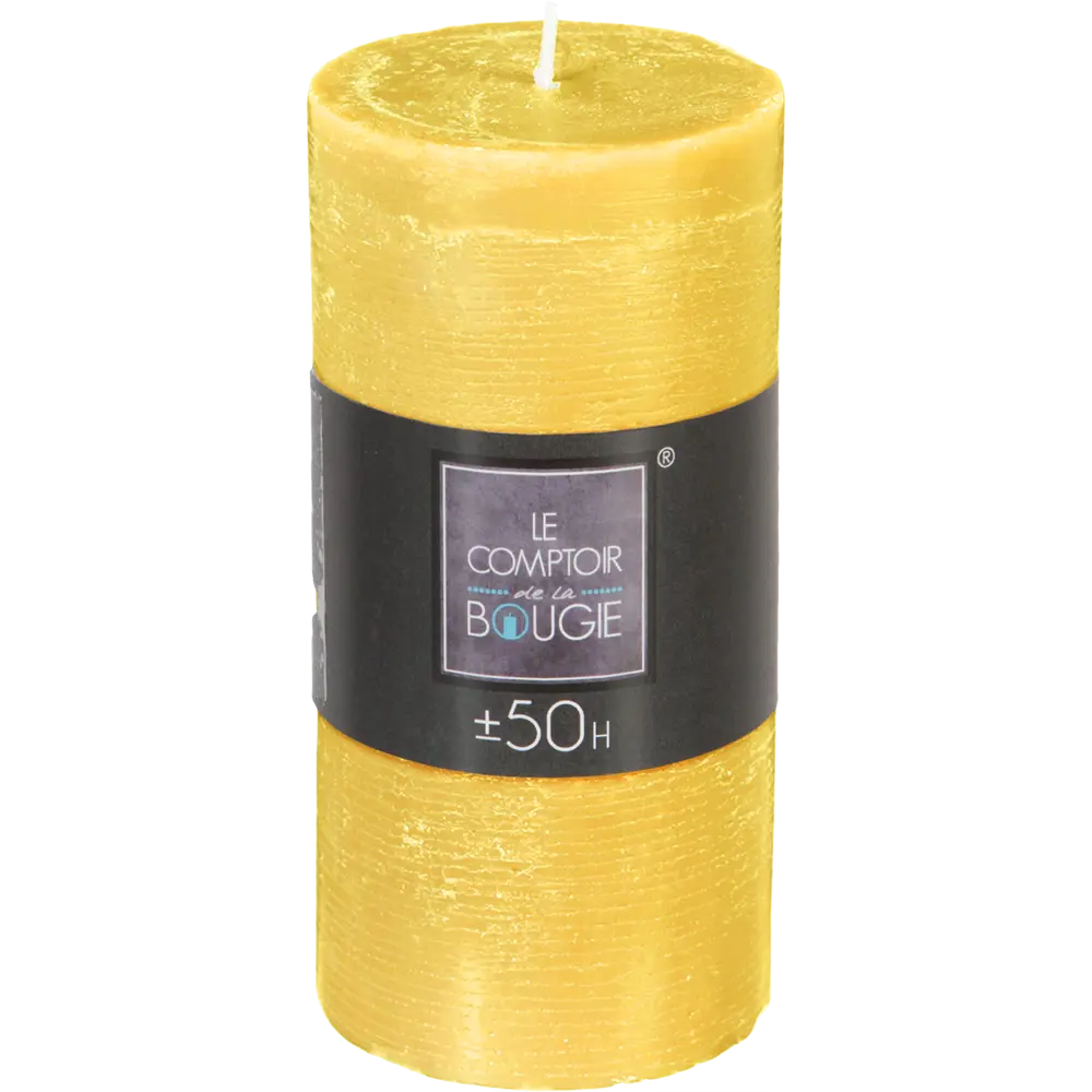 Свеча-столбик «Рустик», 6.8х14 см, цвет желтый Atmosphera STLM-2097303 - Вид №1