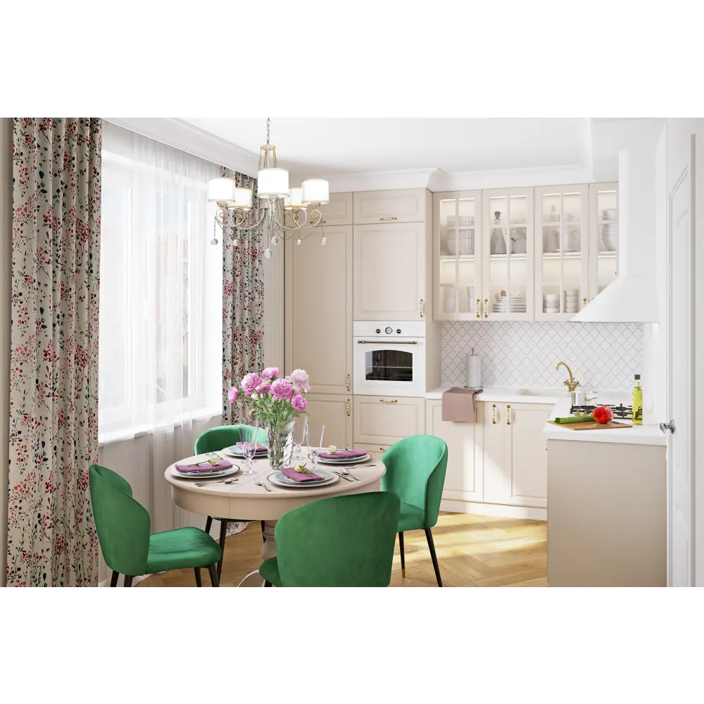 Дверь для ящика под духовку Delinia ID «Оксфорд» 60x16.5 см, МДФ, цвет бежевый STLM-2107494 - Вид №3