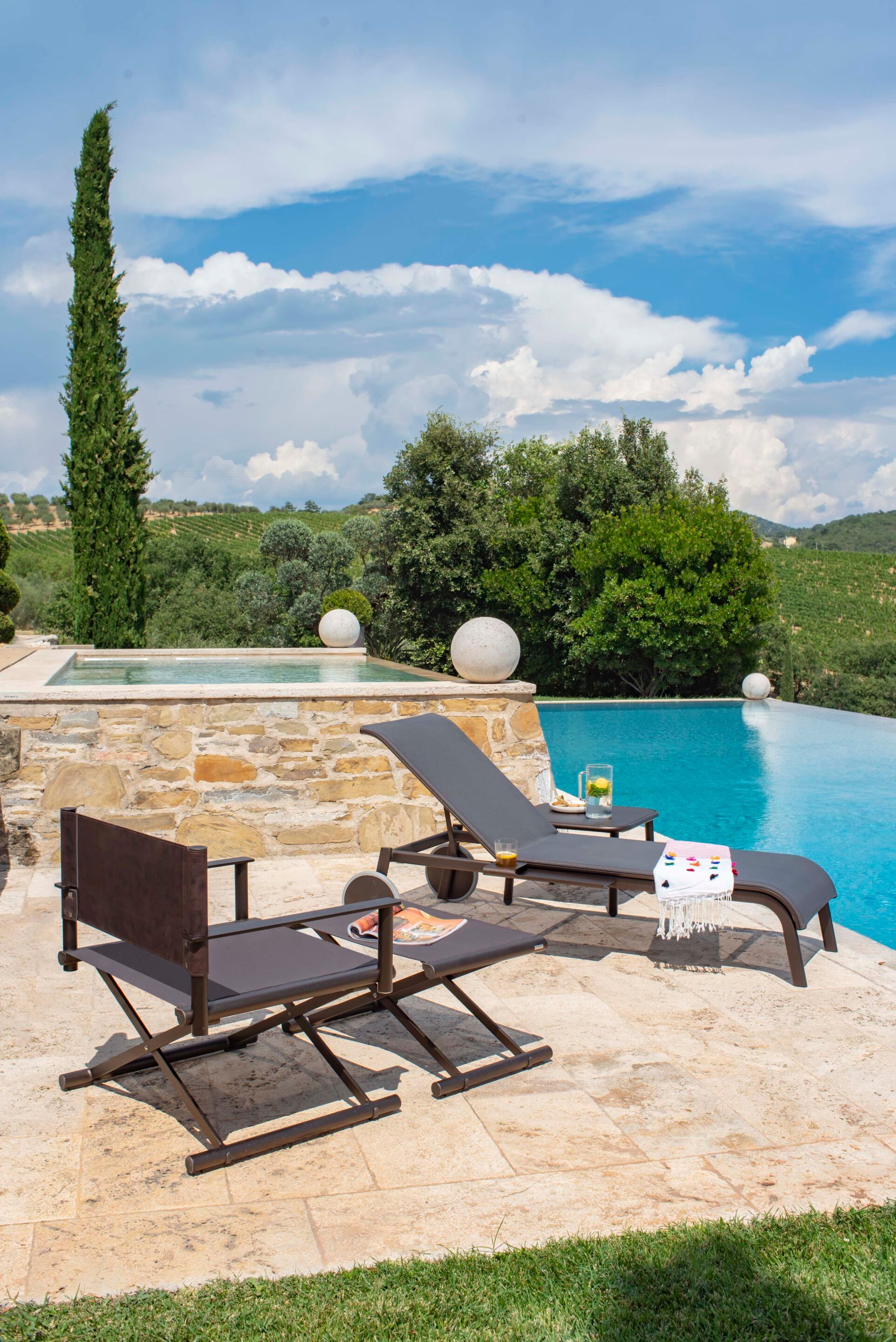 Алюминиевый складной садовый стул с подлокотниками emu Земля ARCH-00071705 - Вид №13