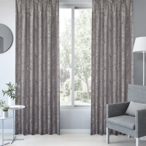 Штора на ленте Inspire Derio 200x280 см цвет серый 89343216 STLM-2151667