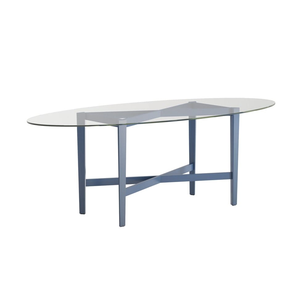 Овальный стол с хрустальной столешницей и основанием из бука BBB Луи-Филипп ARCH-00057847 - Вид №8