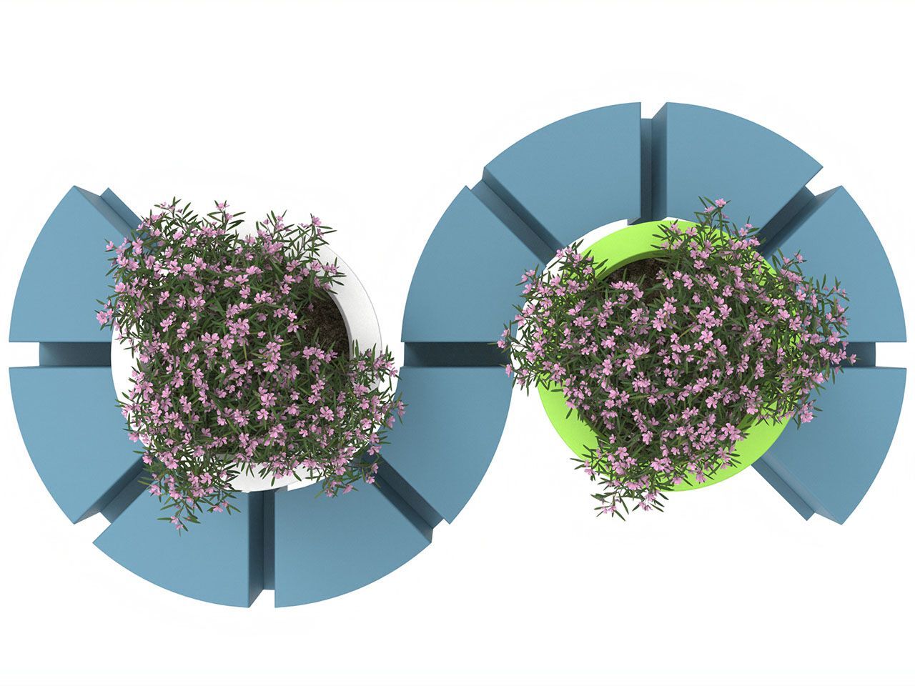 Скамейка / плантатор Lazzari HAPPY ARCH-00039527 - Вид №3