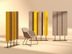 Рециркулированный ПЭТ отдельно стоящий звукопоглощающий офисный перегородка