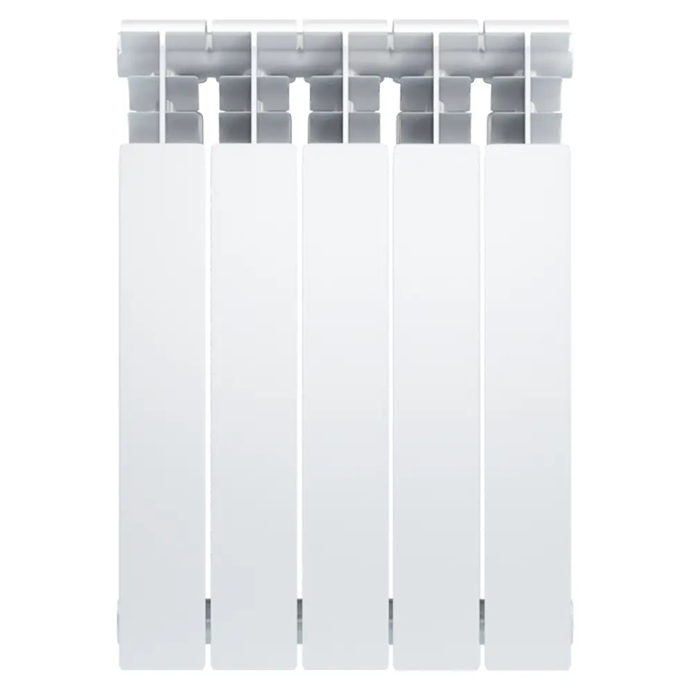 Радиатор секционный Oasis Bimetal 500/96 5 секций боковое подключение биметалл белый STLM-2074856